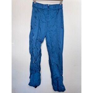 Vtg. Sims Mushroom Snow Pants Women's M Blue Technical Snowboarding Athleisure